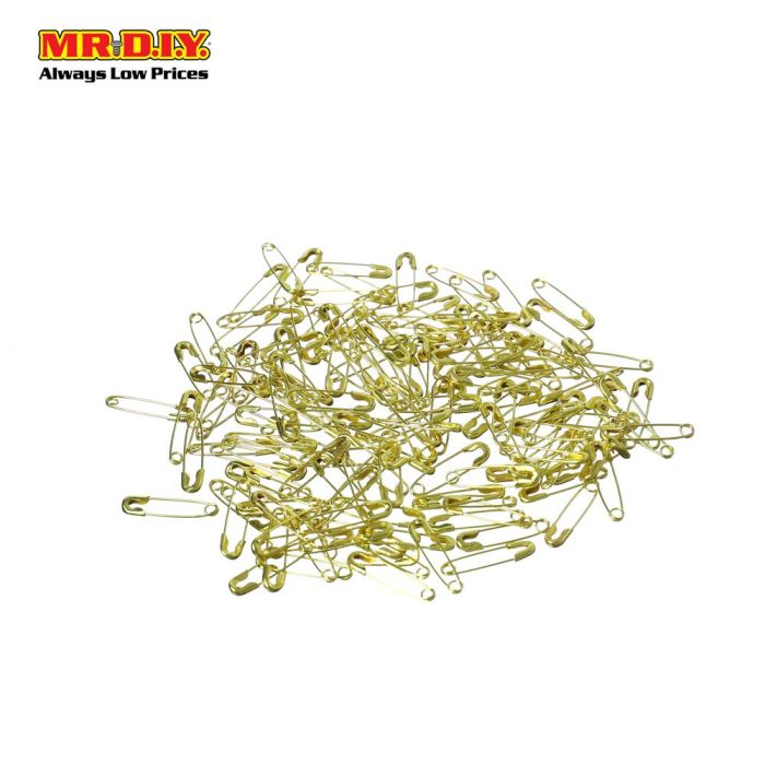 100 Small Safety Pins Metal Sewing Craft GOLD Pin Secure Mini Tiny Tag  Dress