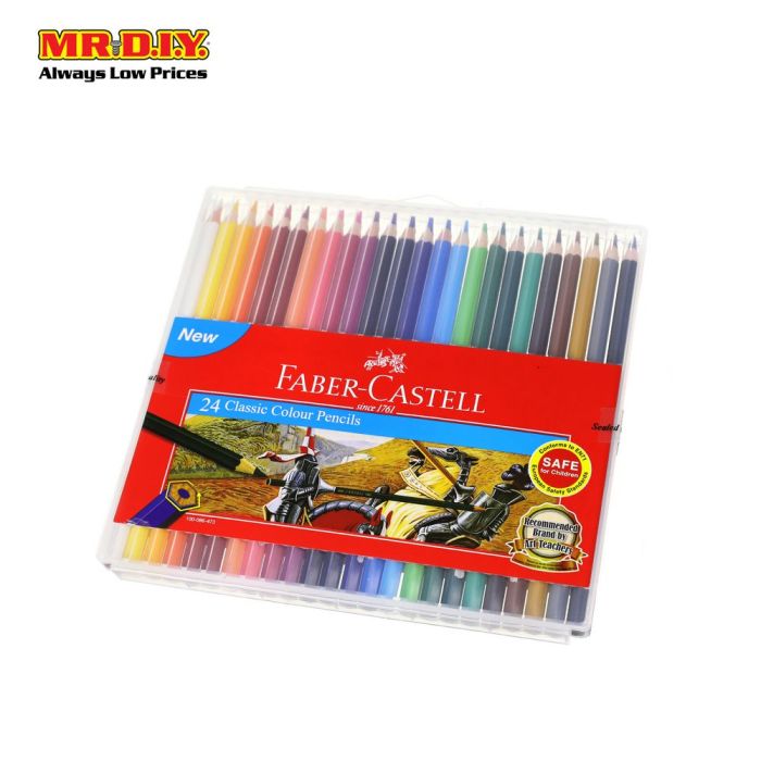 Colored Pencils With Name Faber Castell Classic 24 Pieces Colored
