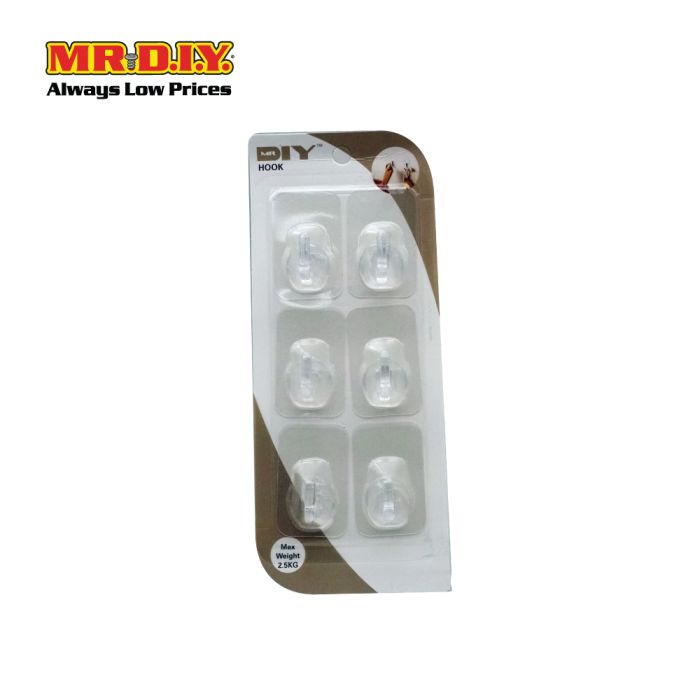 Wall Hooks For Hanging Strong - 6 Pcs Hooks For Wall Without Drilling- Wall  Hangings Hooks Adhesive /