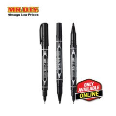 COMIX Marker Pen Black (12 pieces)(0.5-1.5mm)