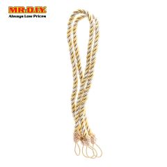 Silky Braided Rope Curtain Tiebacks (2pcs)
