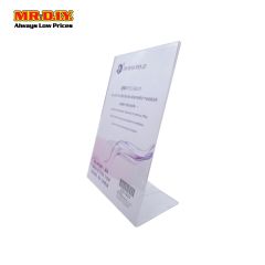 A4 Acrylic Transparent Display Stand