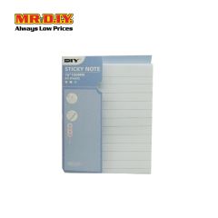 (MR.DIY) Sticky Note Memo Printed Lines Sticker 60 Sheets (76 x 100mm)