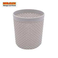 (MR.DIY) Cylinder Plastic Basket (9cm x H11cm)