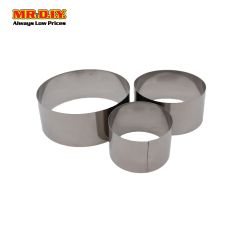 (MR.DIY) Stainless Steel Dessert Rings For Cookie Cutter