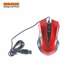 WEIBO Red Colour Gaming Optical Mouse
