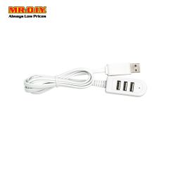 (MR.DIY) 3 USB Extension Cord 2.4A (120cm)