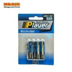 PLAYER Super Alkaline AAA Battery (4pcs)