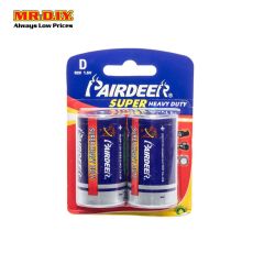 PAIRDEER Super Heavy Duty Carbon Battery D (2pcs)