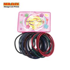 (MR.DIY) Single Rope Design Rubber Hairband (24pcs)