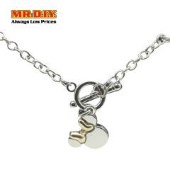 Disney Minnie Silver Bracelet Jewelry Cute Pendant JOJO22052219