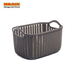 Plastic Rectangular Weave Basket