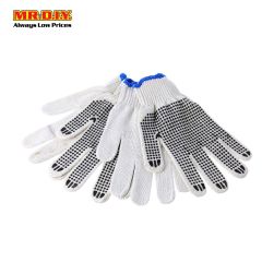 (MR.DIY) Gloves With Black Dots (2 Pairs)