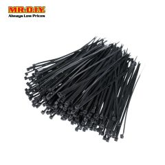 (MR.DIY) Black Cable Ties (4mm x 15cm) 500pcs
