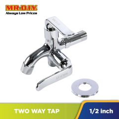 (MR.DIY) Stainless-Steel 2-Way Bib Tap (1.5cm)