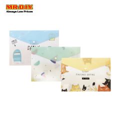 (MR.DIY) Plastic Envelope Holder Cat (A4)