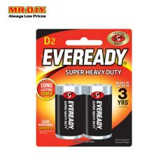 EVEREADY Super Heavy Duty Batteries D (2 Pcs) 1250BP2P
