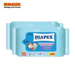 DIAPEX Soft Baby Wipes (2pcs X 30 Sheets)