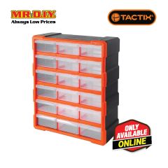 TACTIX 18-Drawers Storage Bin
