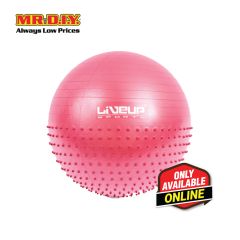 LIVEUP Sports Inflatable Gym Exercise Half Massage Ball (65cm) LS3569