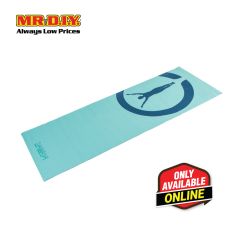 LIVEUP Sports Printing PVC Yoga Mat - Blue (173cm) LS3231C