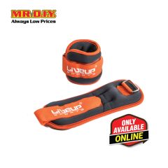 LIVEUP Sports Adjustable Wrist and Ankle Weights Twin-Pack (0.5KG) LS3049