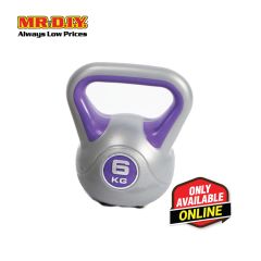 LIVEUP Sports Cement Kettlebell (6KG) - Purple LS2047