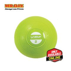 LIVEUP Sports PVC Soft Weight Ball (2KG) - Green LS3003