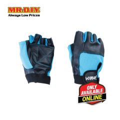 LIVEUP Sports Training Gloves (1 Pair) - Blue LS3058