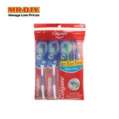 COLGATE Extra Clean Toothbrush Medium (4 pcs)