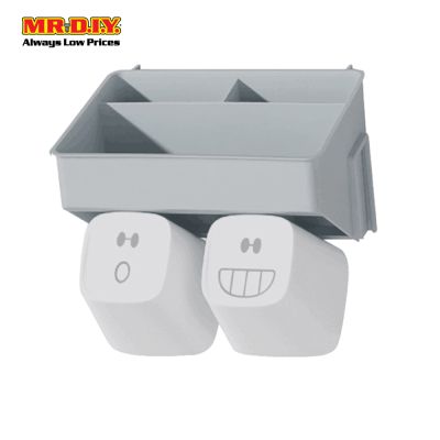 MR.DIY Wall-Mounted Toothbrush Holder PM-001 Grey