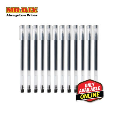 COMIX 0.5 Gel Pen Black (12 pieces)