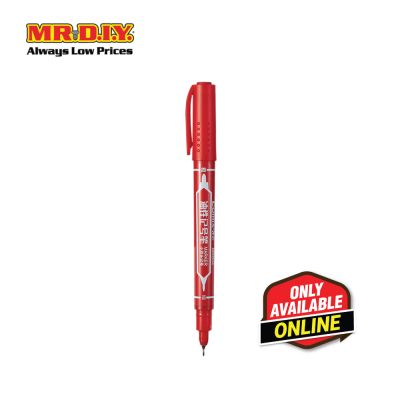 COMIX Marker Pen Red (12 pieces)(0.5-1.5mm)