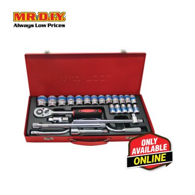 Socket Wrench Set 6203-1 (25 pieces) (1/2 Inch)