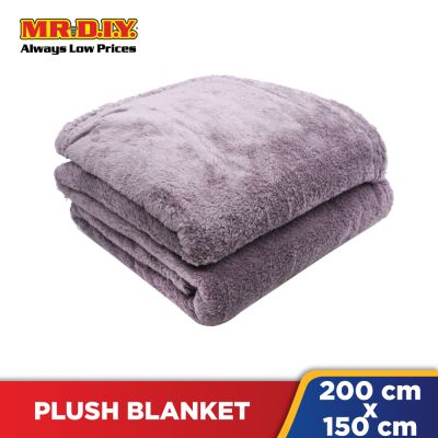 (MR.DIY) Comfortable Soft Warm Plush Fleece Blanket Sleeping Blanket (150x200cm)