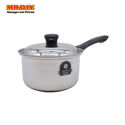 (MR.DIY) Copper Induction Cookware Sauce Pan With Lid (16x9cm)