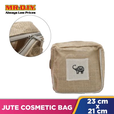 Jute Cosmetic Bag (23x5x21cm)