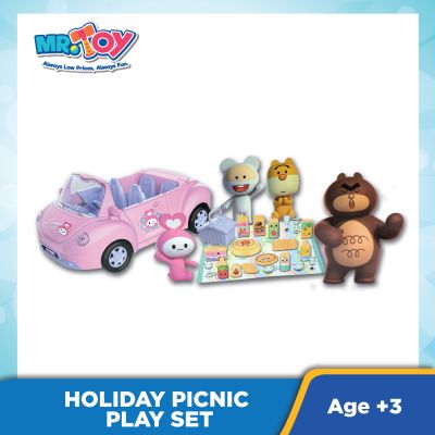 Toys Kid Picnic Car &amp; Holiday Travel Jet Playset