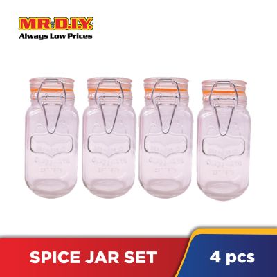 (MR.DIY) Spice Jars Set (4 pieces)