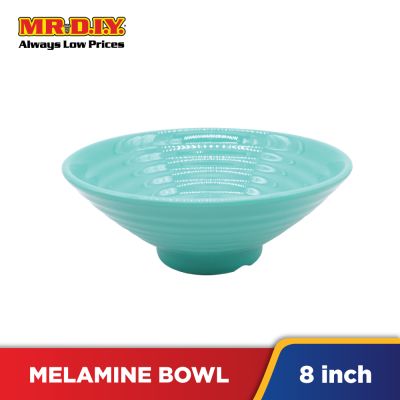 (MR.DIY) Japanese Style Spiral Line Melamine Bowl (8.5&quot;) 300408