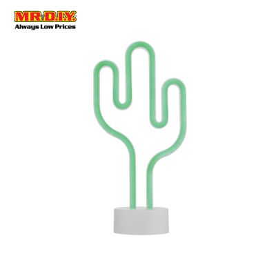 (MR.DIY) LED Neon Light Stand (Cactus)