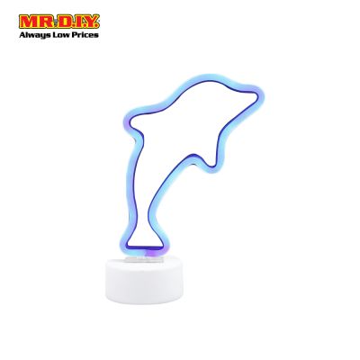 (MR.DIY) LED Neon Light Stand (Dolphin)