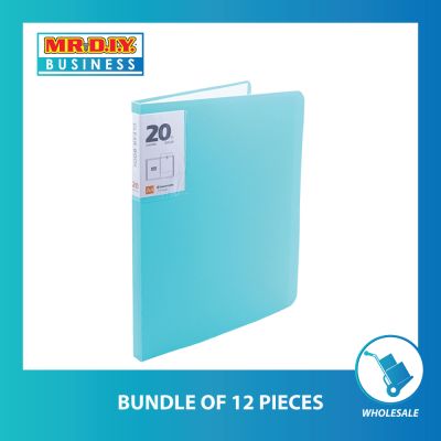 CHANYI Clear 20 Pages A4 Document File Folder