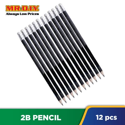 (MR.DIY) 2B Graphite Pencil 12 pieces 2.5MM
