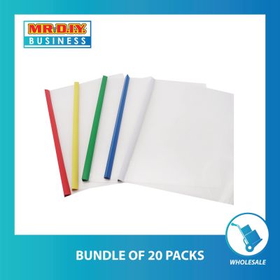 CHANYI Transparent Multicolour Stick File Series File Folder (5pcs)
