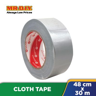GINNVA Silver Cloth Tape (48mm x 30m)