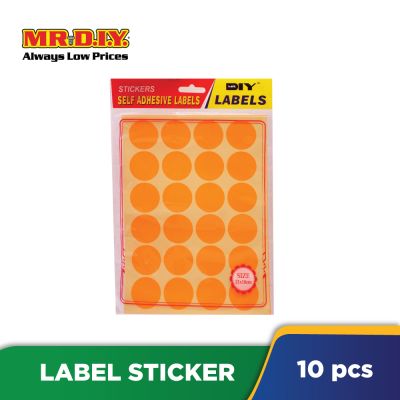 Colour Label Sticker (33mm)(10 pieces)