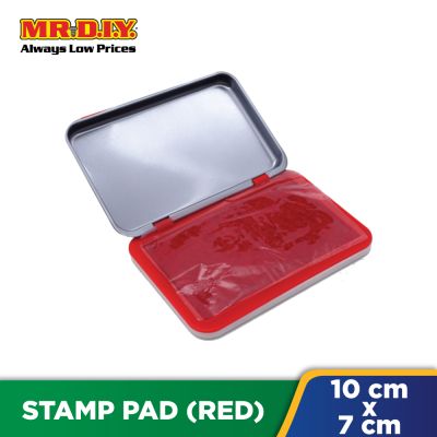 (MR.DIY) Stamp Pad Red 103x70mm No.138