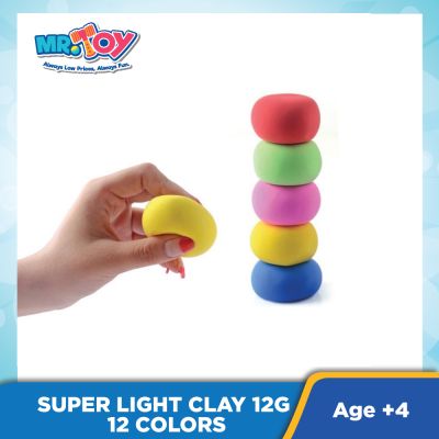 DIY Super Light Modelling Clay With Accessories for Kids 12 Colors