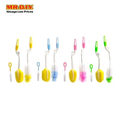 (MR.DIY) Baby Bottle Brush Cleaning Tools Set 3 in 1